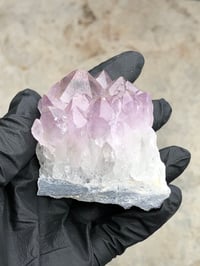 Image 3 of AMETHYST CLUSTER WITH BASE - LARGER POINTS - BRAZIL 