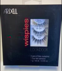 Image 1 of Ardell Wispies lookbook 3 pairs of eyelashes &1 Duo lash adhesive