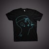 Young Signorino - T-Shirt Face -Black and  Baby Blu