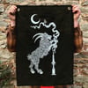 “Did ye make some unholy bond with that goat.” wall hanging 
