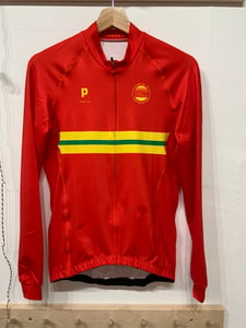 Image of SO58 Thermal Cycling Jersey Long Sleeve Red 