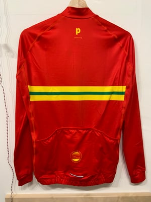 Image of SO58 Thermal Cycling Jersey Long Sleeve Red 