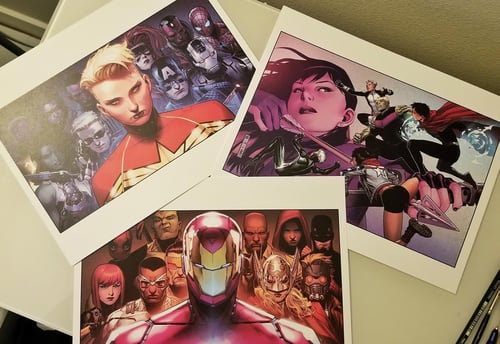 Image of YOUNG AVENGERS WEDDING Print A