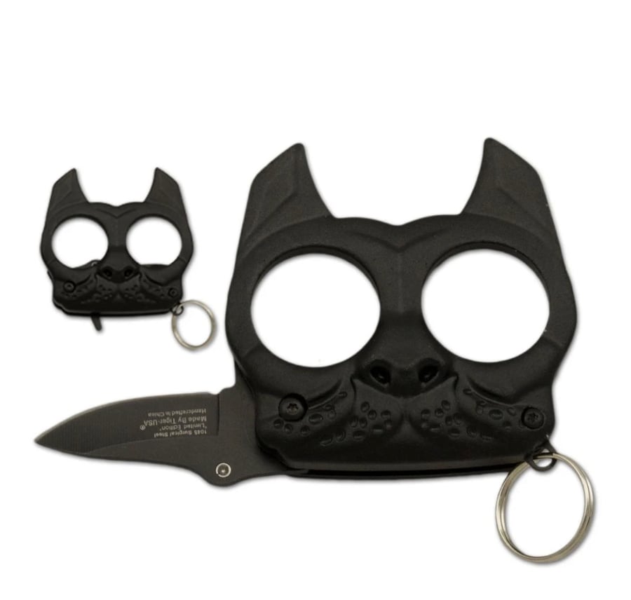 Image of BULLDOG KEYCHAIN KNUCKLE KNIFE