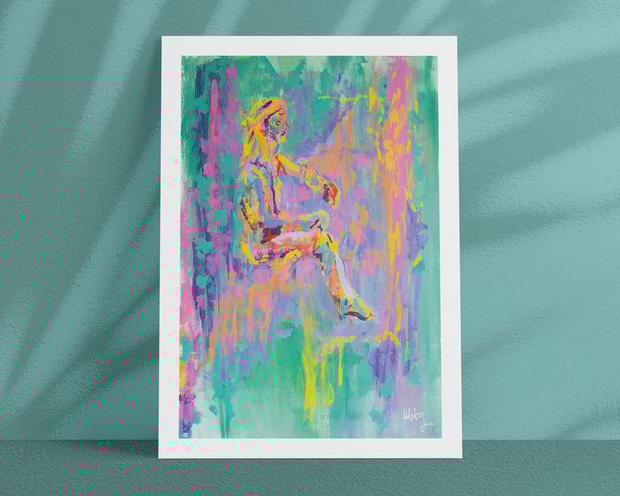 Image of BATH BOMB – A4/A3, Fine Art Giclée print