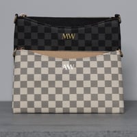 Check Print Cross Body Bag/Purse