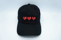 Image 2 of 8 Bit Heart Hat- Single and Double Combo