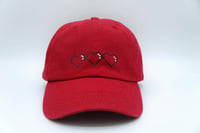 Image 3 of 8 Bit Heart Hat- Single and Double Combo