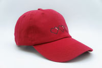 Image 4 of 8 Bit Heart Hat- Single and Double Combo