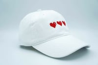 Image 5 of 8 Bit Heart Hat- Single and Double Combo