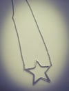 Open Star necklace