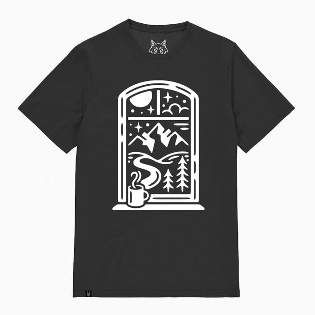 Cabin Coffee T-Shirt Organic Cotton