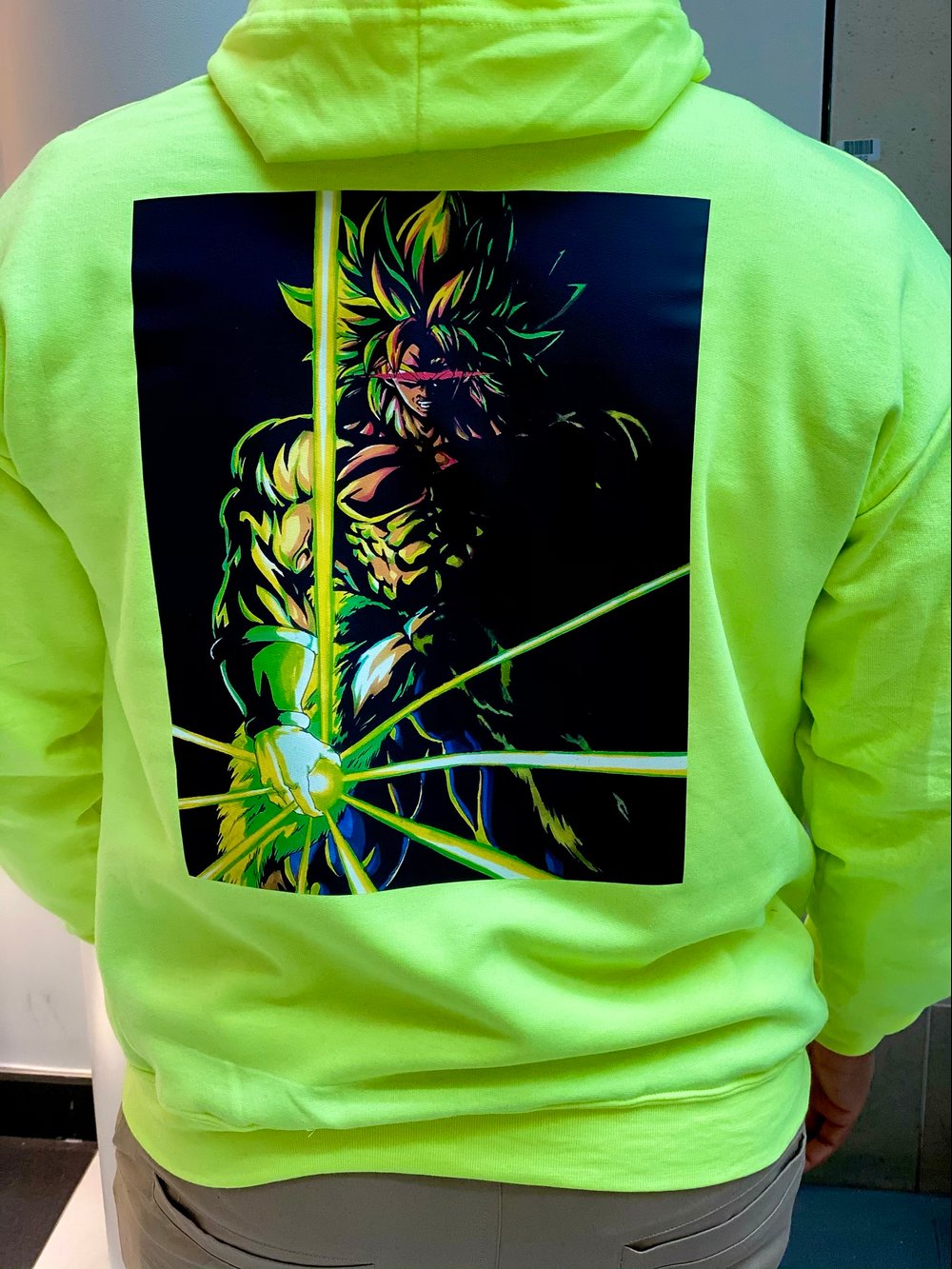 Image of Neon green broly 