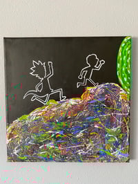 Rick & Morty Painting 