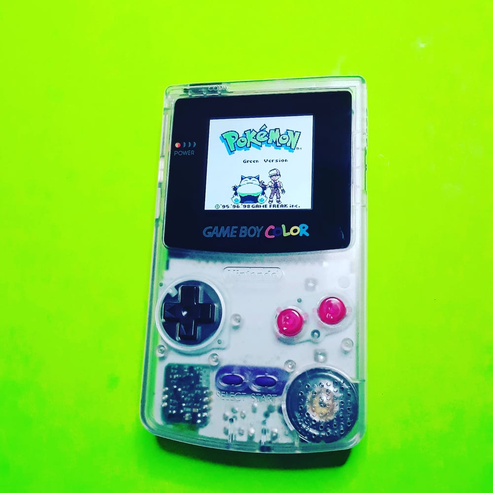 Image of GameBoy Color Backlit Mod -clear