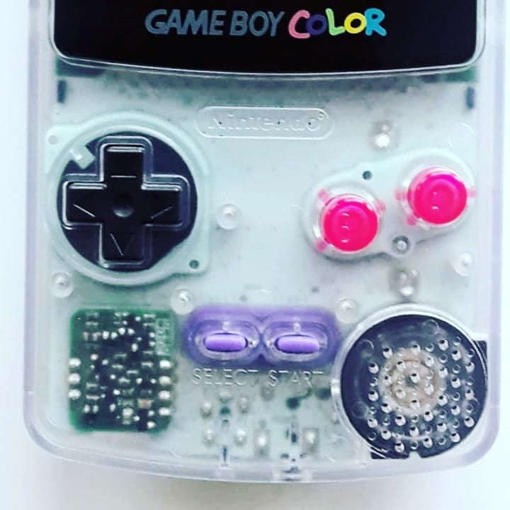 Image of GameBoy Color Backlit Mod -clear