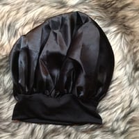 Image 5 of Banded Silk Bonnets (Adult Size)