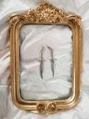 Image 1 of Silver Dagger Earrings