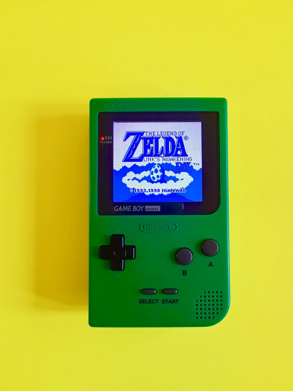 Image of GameBoy Pocket backlit Mod -green