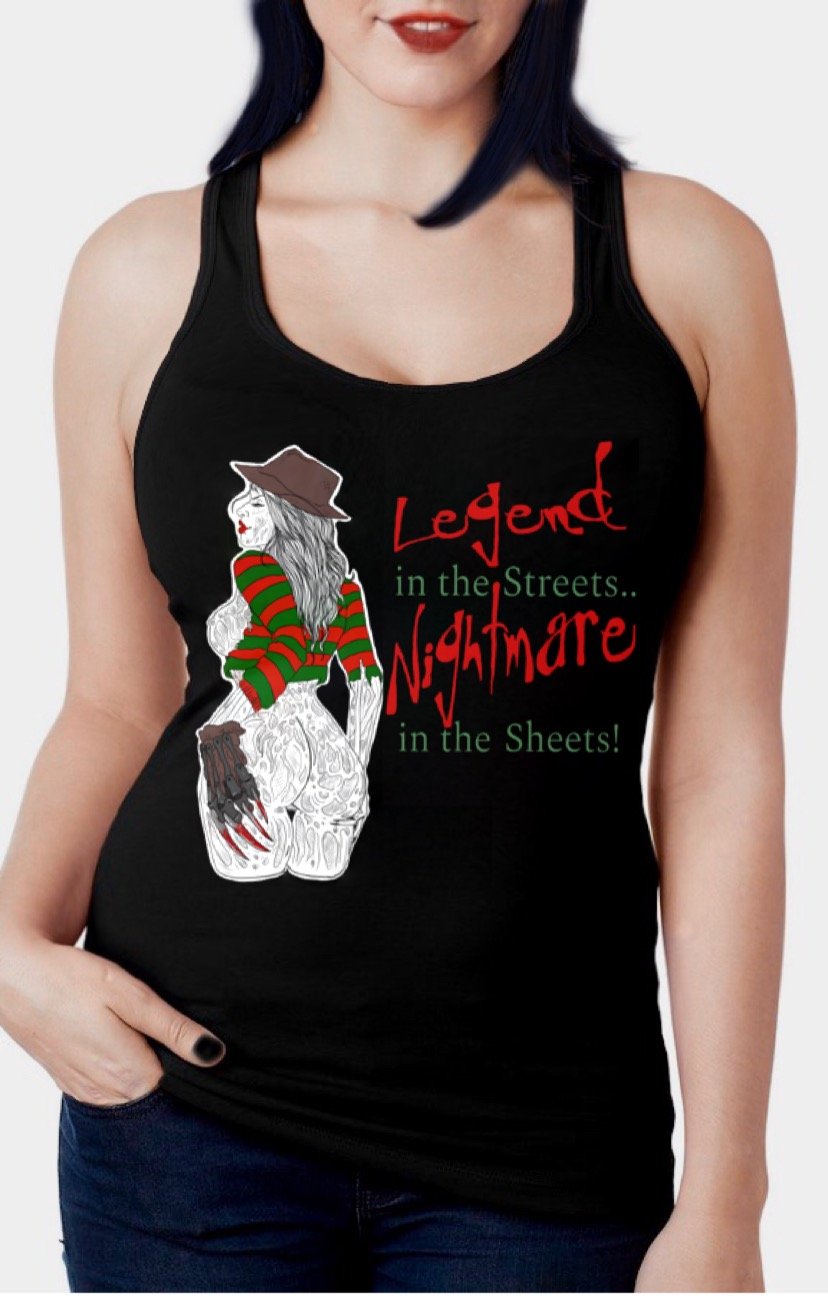 Nightmare In The Sheets Racerback Tank Top