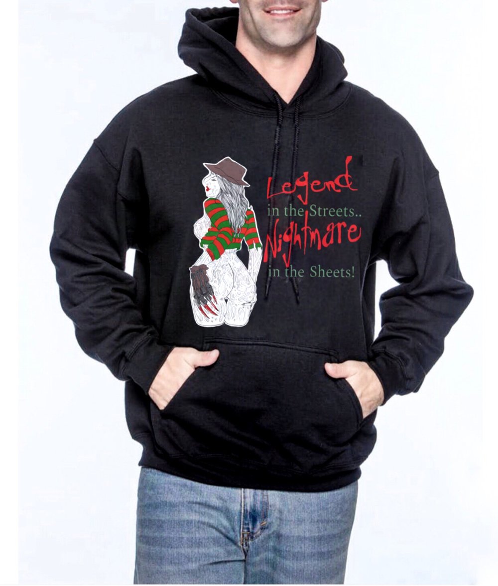 Nightmare In The Sheets Unisex Pullover Hoodie 