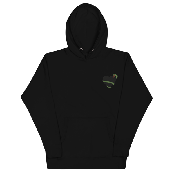 Image of Protect Your Heart Hoodie (Black) (Embroidered)