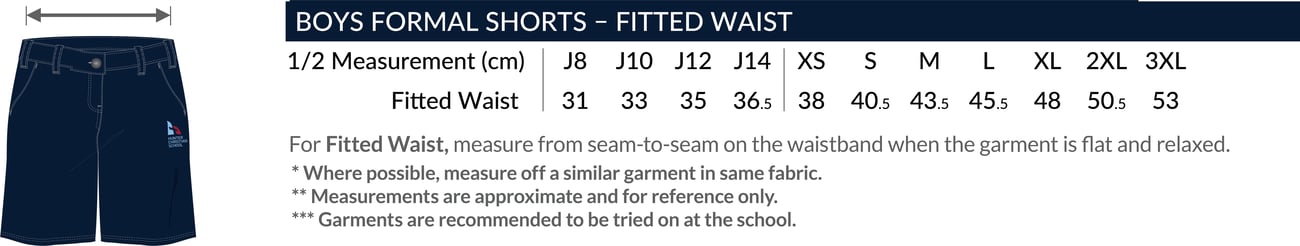 boys formal shorts