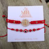 Virgen de Guadalupe Bracelet Set RED