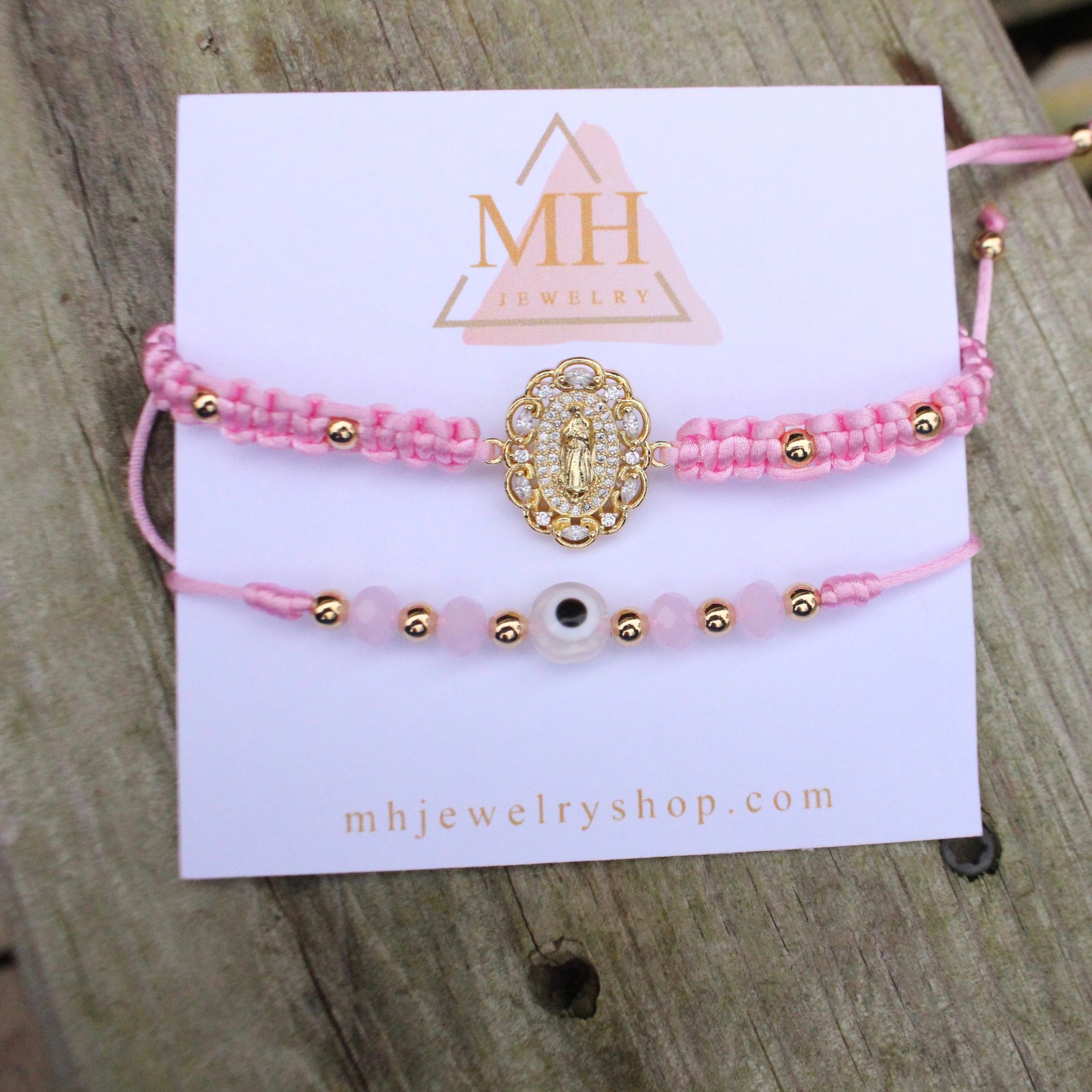 pink ojo bracelet