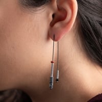 Image 2 of EARRINGS silver 925, island 1,  #034-13