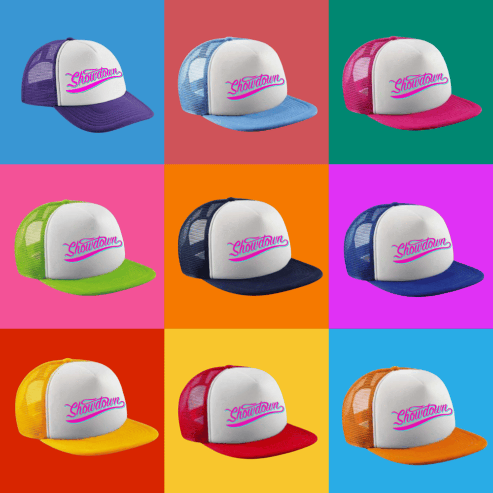 Showdown - Vintage Trucker Cap (Colored/White)