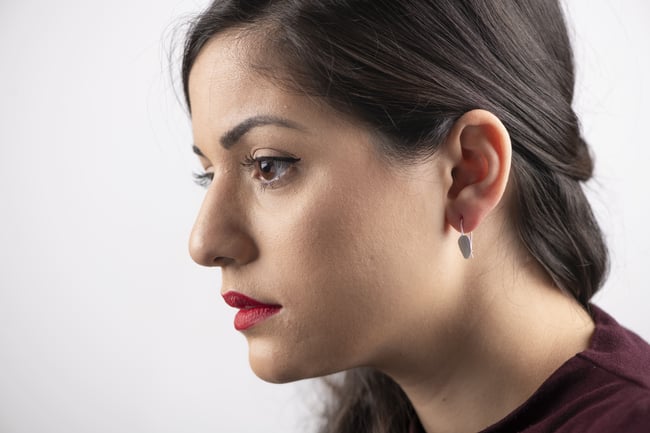 EARRINGS silver 925   #034-20