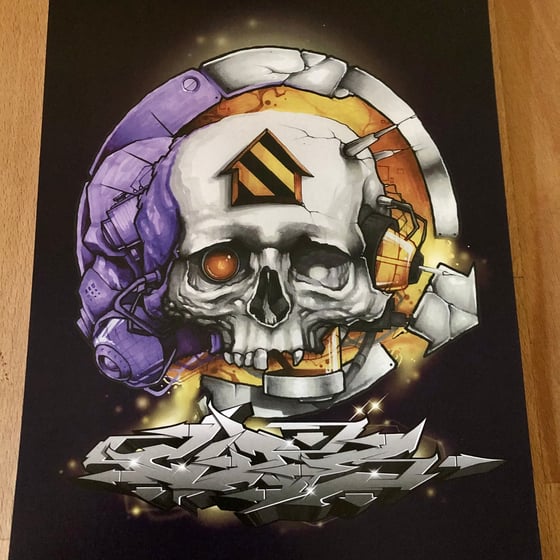 Image of CUTE Servo Skulls print