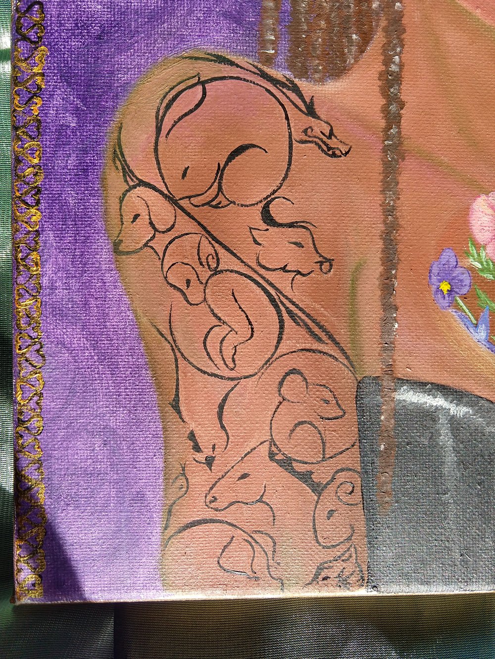 Image of February oil painting 