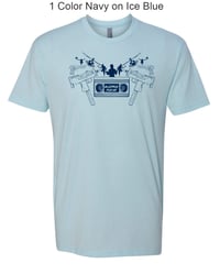 The Bulletproof Podcast ACTION tee - Blue