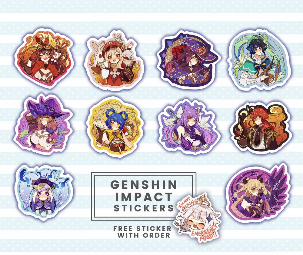 Image of Genshin Impact Stickers