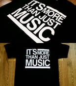 Image of "More Than Just Music" Black Tee