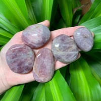 Image 1 of Lavender Rose Quartz Palmstones