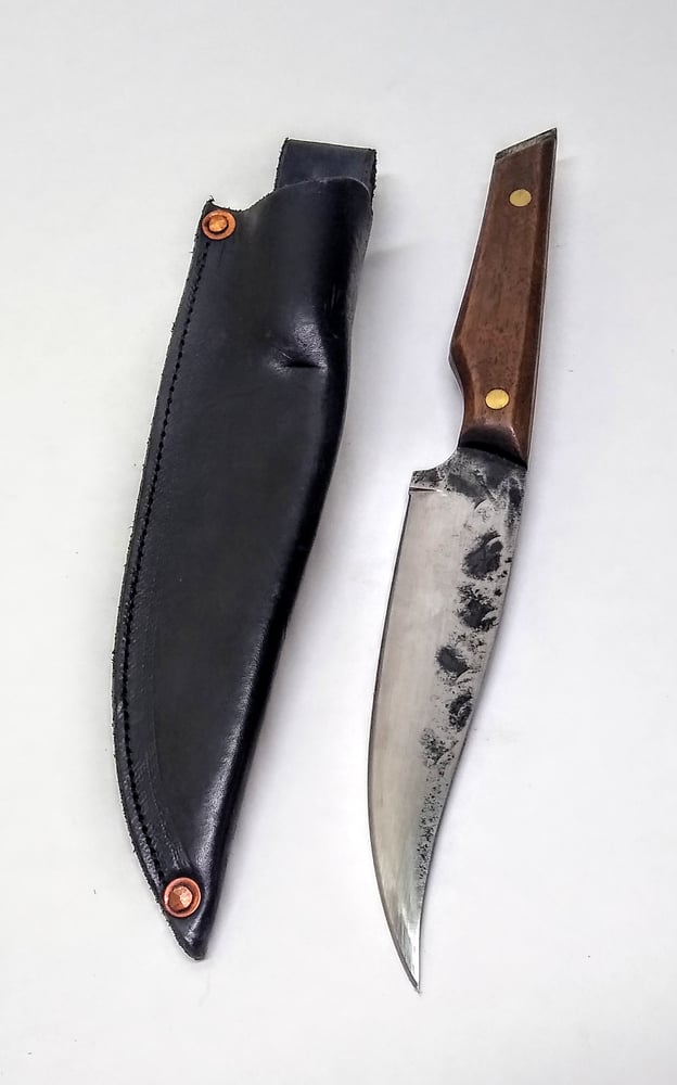 Image of High carbon steel blade and sheath
