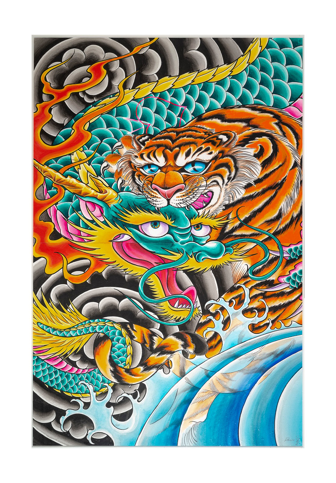 Buy 35 Sheets Long Lasting Temporary Tattoos, Large Fake Dragon Tiger Lion  Tatoo Stickers for Men Women Online at desertcartINDIA