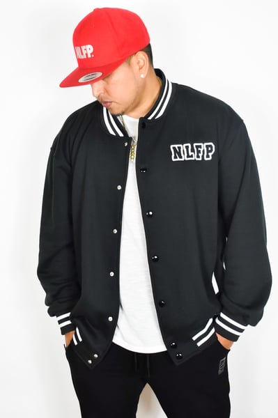 Image of NLFP VARSITY JACKET BLACK 