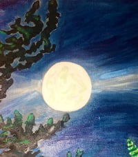 Image 2 of Moonglow | original canvas | SOLD