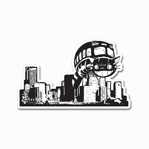 Image of Catbus City Take-Over Sticker