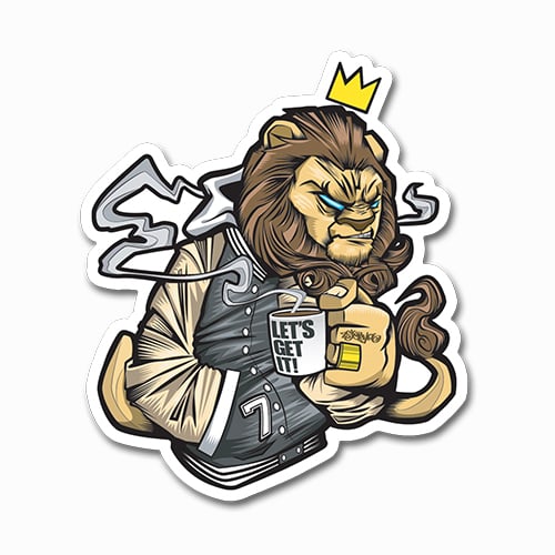 Image of Lion Sticker