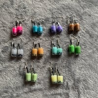 Image 1 of Boba Tea Earrings