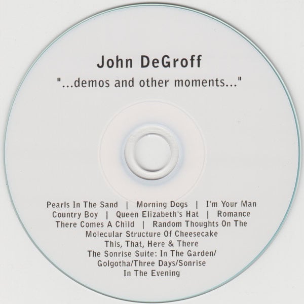 John DeGroff: ...Demos and other moments...