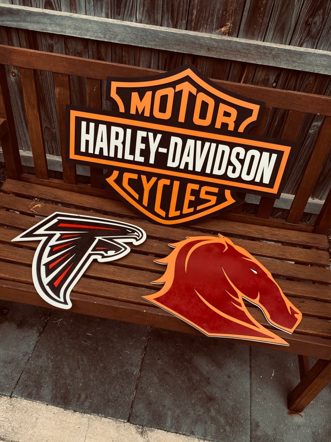 Harley-Davidson Wood Sign