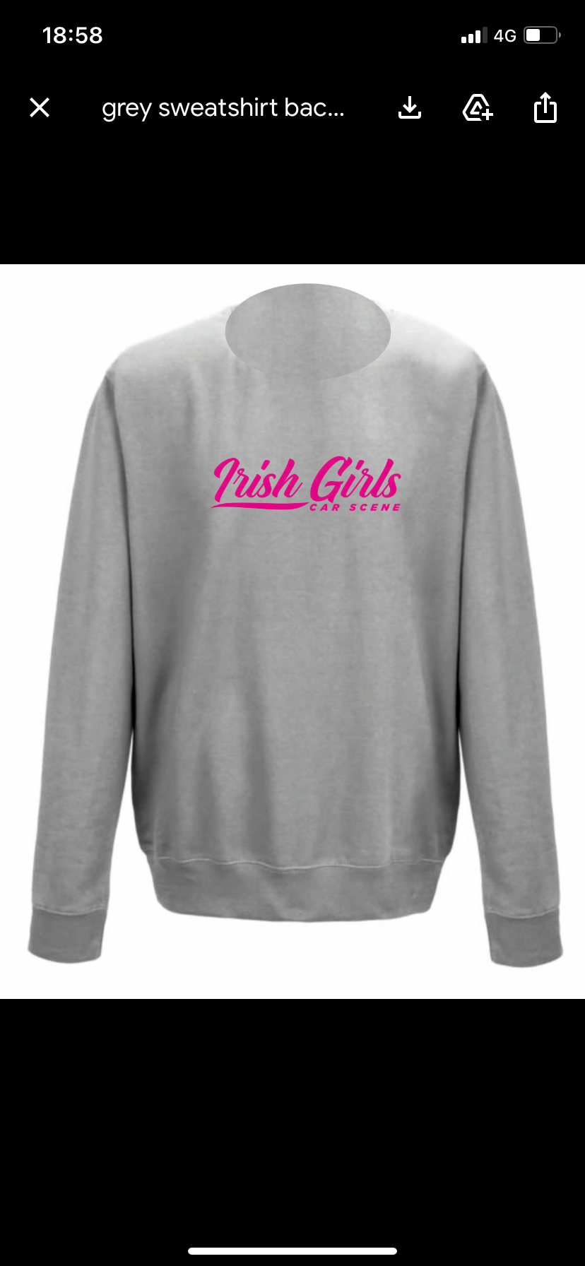*Preorder* Grey Sweatshirt