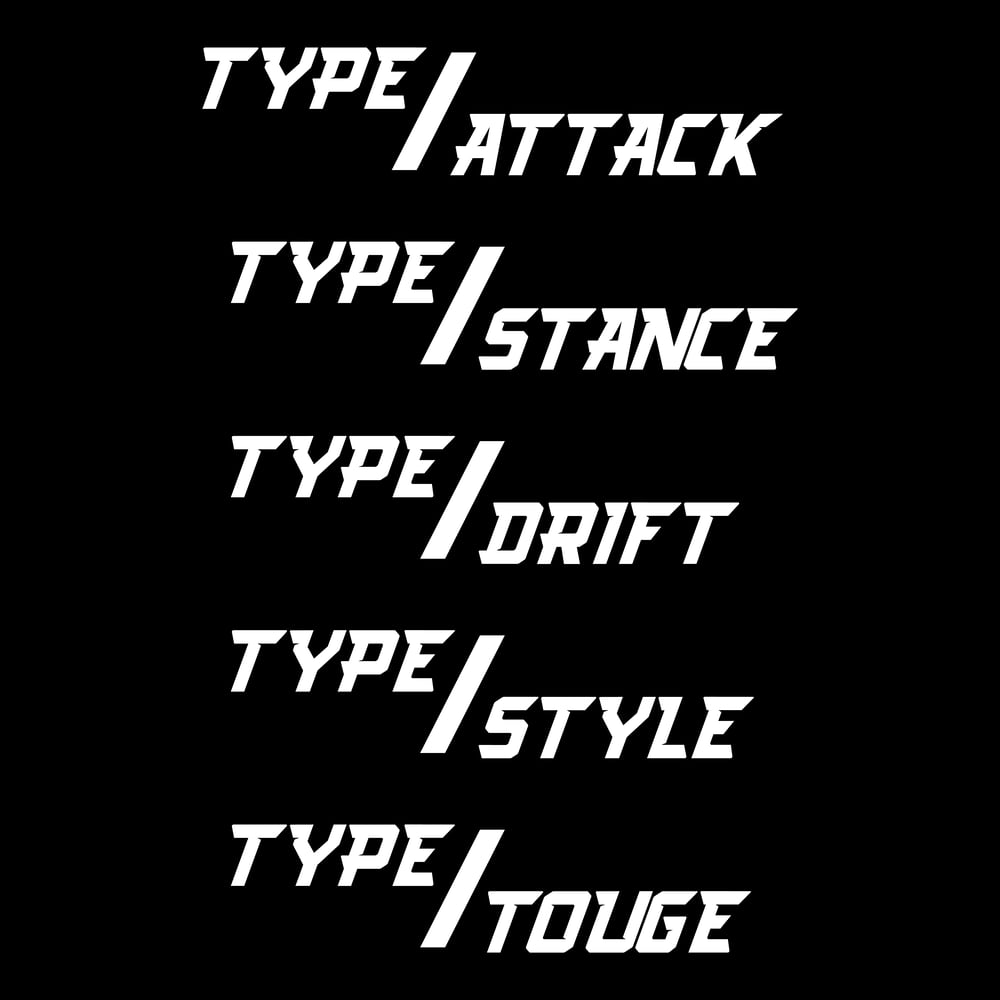 Type Stickers