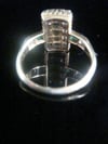 FRENCH VICTORIAN 18CT YELLOW GOLD EMERALD AND OLD CUT DIAMOND 0.72CT RING